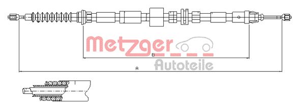 METZGER Trose, Stāvbremžu sistēma 11.5512