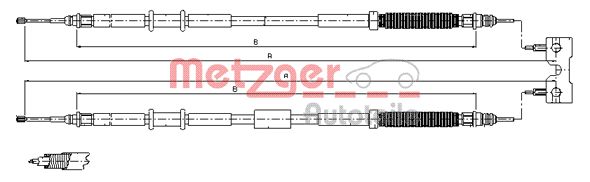 METZGER Trose, Stāvbremžu sistēma 11.5770