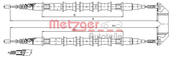 METZGER Trose, Stāvbremžu sistēma 11.5933