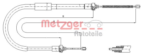 METZGER Trose, Stāvbremžu sistēma 11.6573