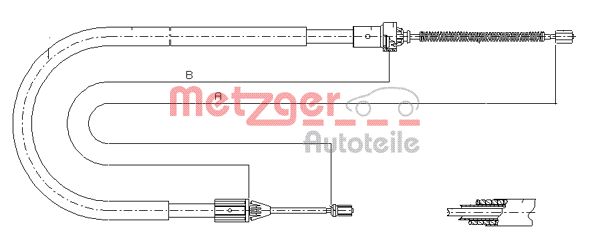 METZGER Trose, Stāvbremžu sistēma 11.6584