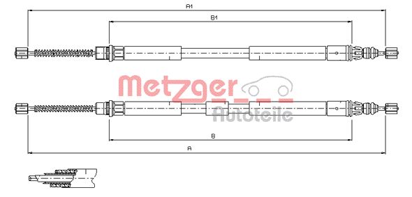 METZGER Trose, Stāvbremžu sistēma 11.6796