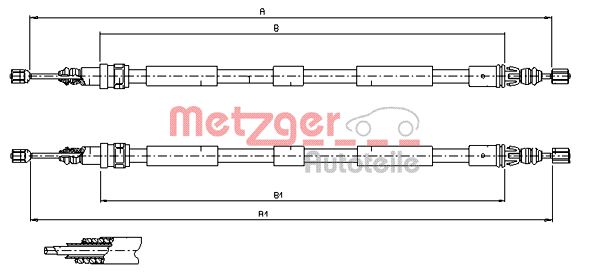 METZGER Trose, Stāvbremžu sistēma 11.6797