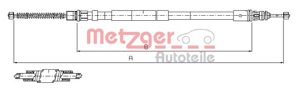 METZGER Trose, Stāvbremžu sistēma 11.6799