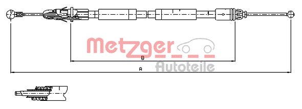 METZGER Trose, Stāvbremžu sistēma 11.6804