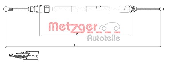 METZGER Trose, Stāvbremžu sistēma 11.6807