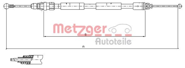 METZGER Trose, Stāvbremžu sistēma 11.6808