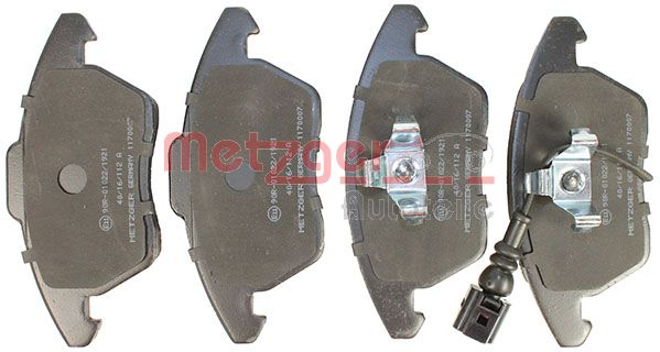 METZGER Комплект тормозных колодок, дисковый тормоз 1170007