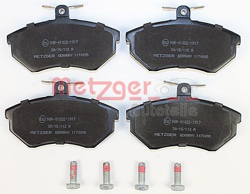 METZGER Комплект тормозных колодок, дисковый тормоз 1170095