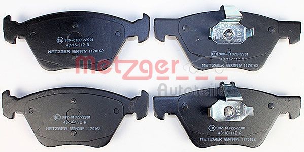 METZGER Комплект тормозных колодок, дисковый тормоз 1170162