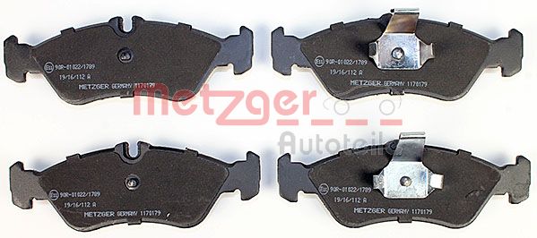 METZGER Комплект тормозных колодок, дисковый тормоз 1170179