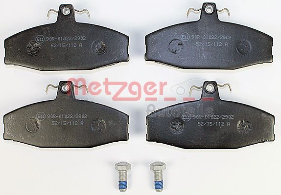 METZGER Комплект тормозных колодок, дисковый тормоз 1170286