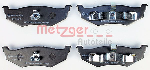 METZGER Комплект тормозных колодок, дисковый тормоз 1170320