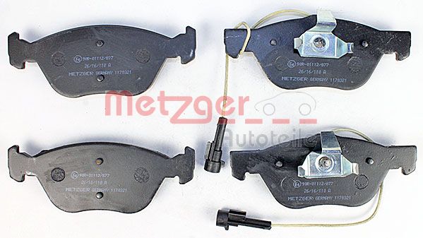 METZGER Комплект тормозных колодок, дисковый тормоз 1170321