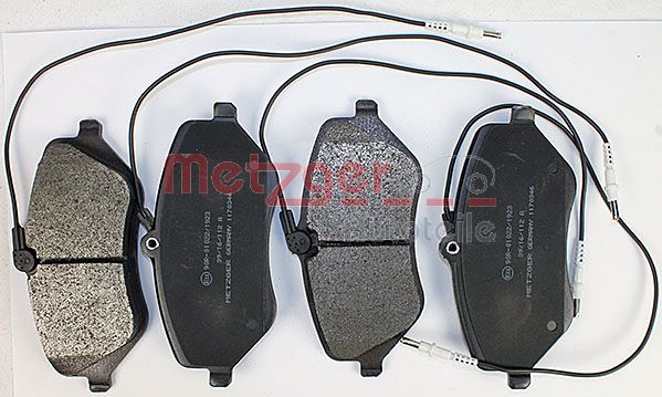 METZGER Комплект тормозных колодок, дисковый тормоз 1170346