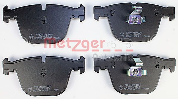 METZGER Комплект тормозных колодок, дисковый тормоз 1170356