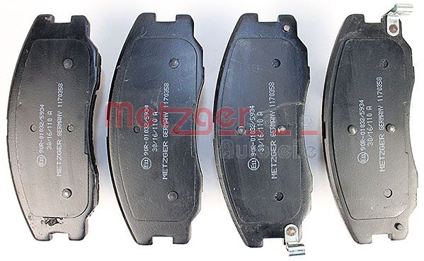 METZGER Комплект тормозных колодок, дисковый тормоз 1170358
