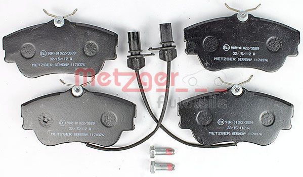 METZGER Комплект тормозных колодок, дисковый тормоз 1170376