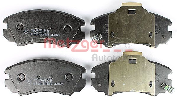 METZGER Комплект тормозных колодок, дисковый тормоз 1170379