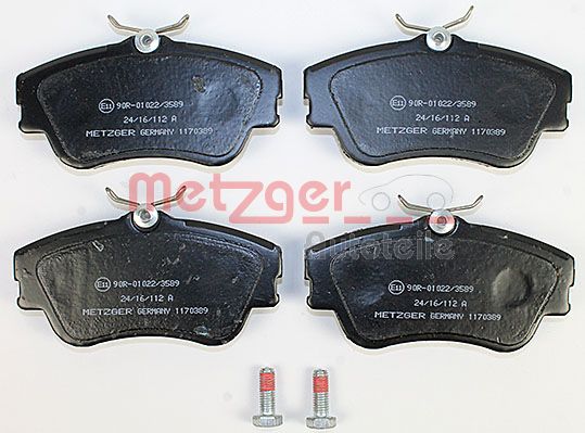 METZGER Комплект тормозных колодок, дисковый тормоз 1170389