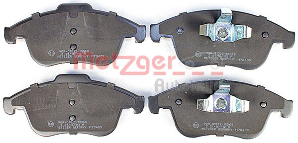 METZGER Комплект тормозных колодок, дисковый тормоз 1170409
