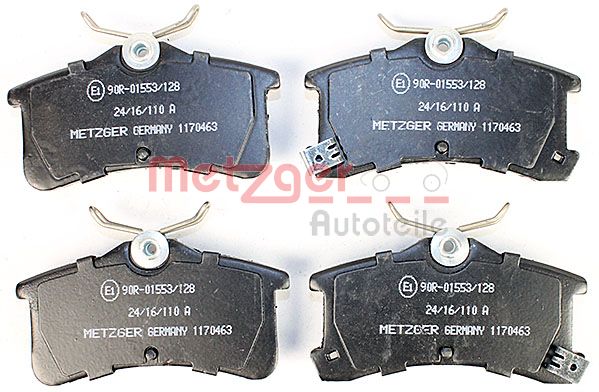 METZGER Комплект тормозных колодок, дисковый тормоз 1170463