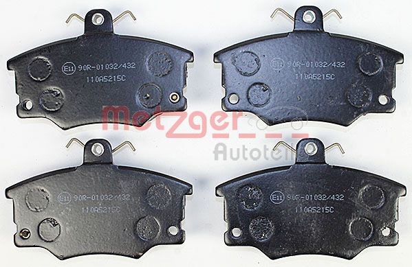 METZGER Комплект тормозных колодок, дисковый тормоз 1170513