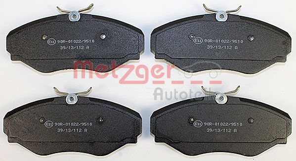 METZGER Комплект тормозных колодок, дисковый тормоз 1170537