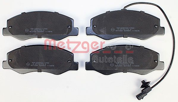 METZGER Комплект тормозных колодок, дисковый тормоз 1170595