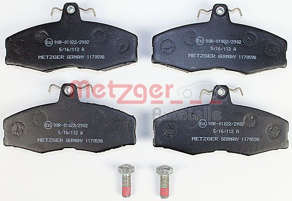 METZGER Комплект тормозных колодок, дисковый тормоз 1170598