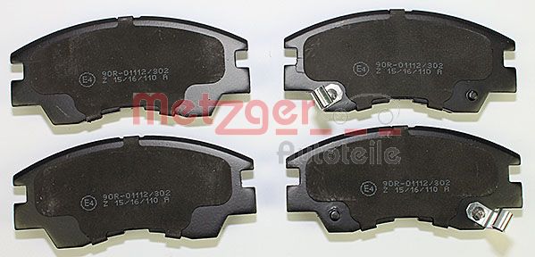 METZGER Комплект тормозных колодок, дисковый тормоз 1170600