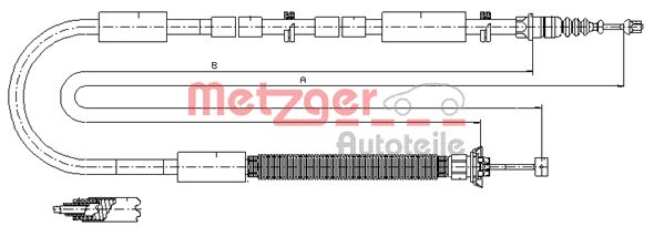 METZGER Trose, Stāvbremžu sistēma 12.0706