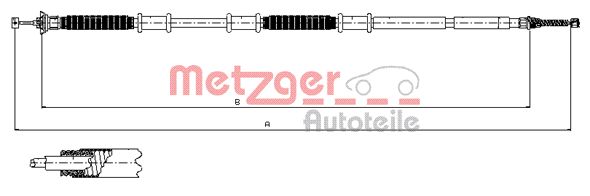 METZGER Trose, Stāvbremžu sistēma 12.0736