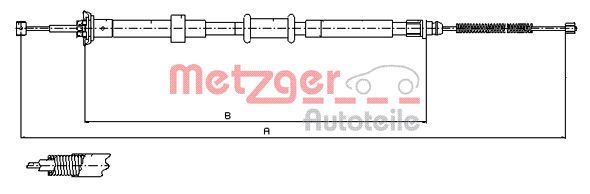 METZGER Trose, Stāvbremžu sistēma 12.0765