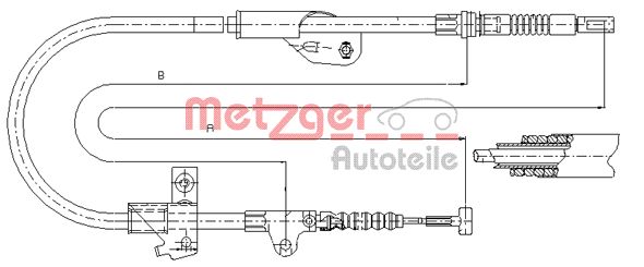 METZGER Trose, Stāvbremžu sistēma 17.0237