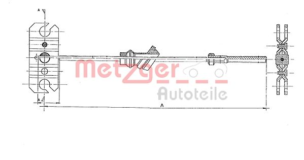 METZGER Trose, Stāvbremžu sistēma 17.0581