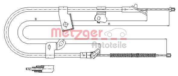 METZGER Trose, Stāvbremžu sistēma 17.1079