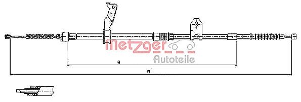 METZGER Trose, Stāvbremžu sistēma 17.1480