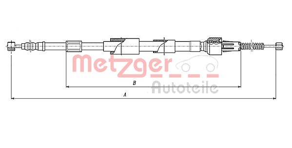 METZGER Trose, Stāvbremžu sistēma 17.1521
