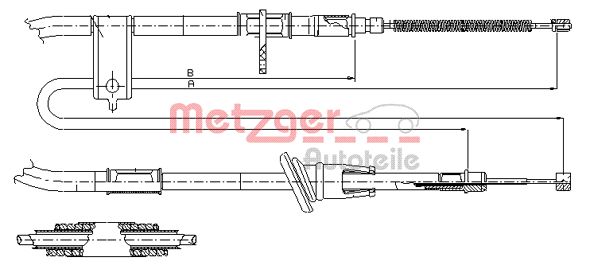 METZGER Trose, Stāvbremžu sistēma 17.2512
