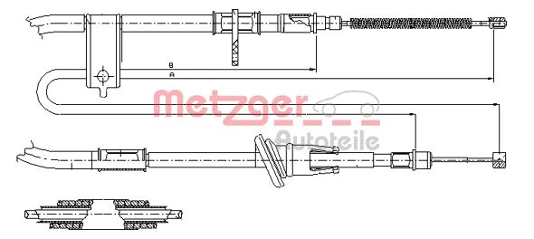 METZGER Trose, Stāvbremžu sistēma 17.2519