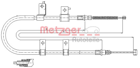 METZGER Trose, Stāvbremžu sistēma 17.3505