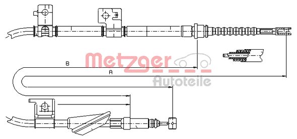 METZGER Trose, Stāvbremžu sistēma 17.4034