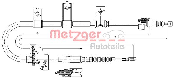 METZGER Trose, Stāvbremžu sistēma 17.6021