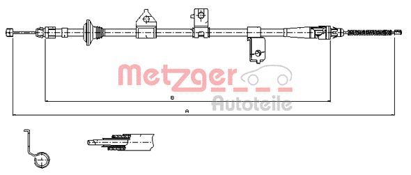 METZGER Trose, Stāvbremžu sistēma 17.6027