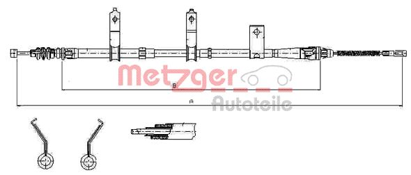 METZGER Trose, Stāvbremžu sistēma 17.6031