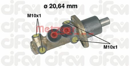 METZGER Galvenais bremžu cilindrs 202-059