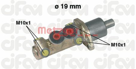 METZGER Galvenais bremžu cilindrs 202-061