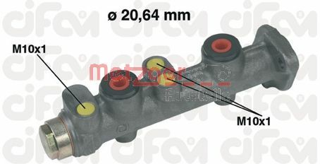 METZGER Главный тормозной цилиндр 202-066