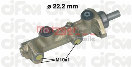 METZGER Galvenais bremžu cilindrs 202-127